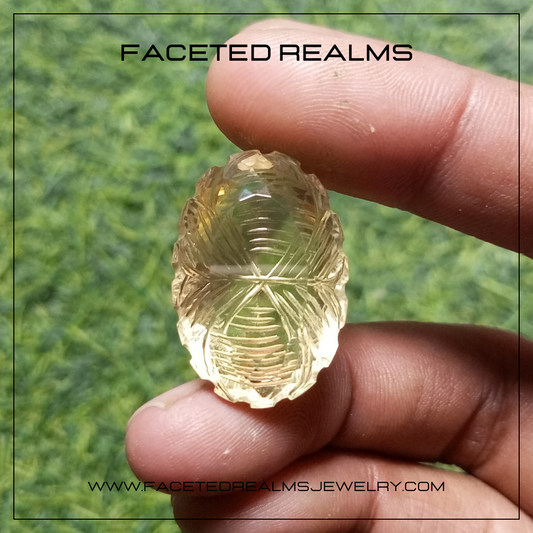 50 Carats Fancy Honeybee Lemon Quartz Natural Gemstone
